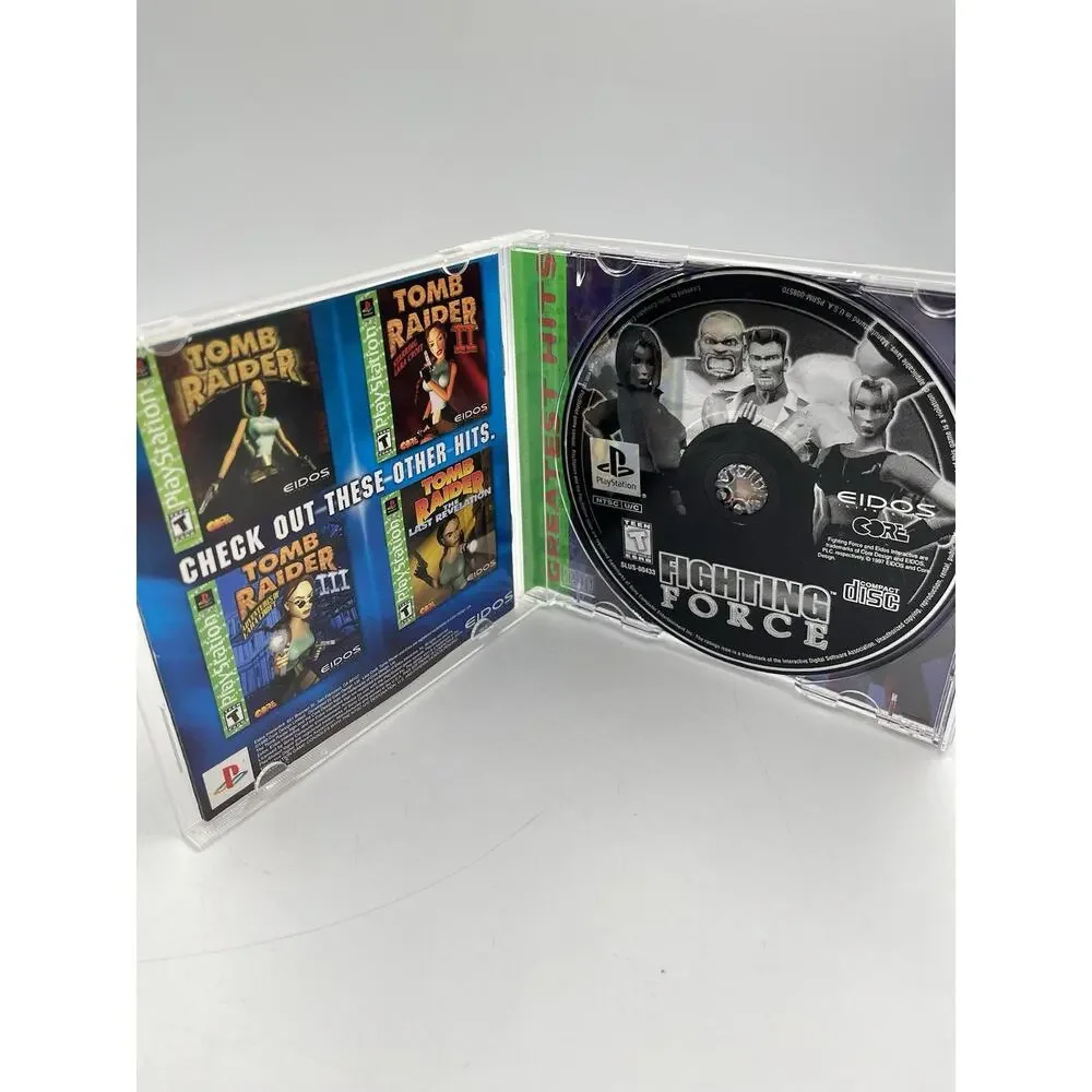 Fighting Force Sony PlayStation 1, 1997 CIB Complete with Manual & Case Nice